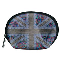 Multicoloured Union Jack Accessory Pouches (medium) 