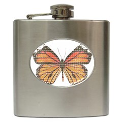 Butterfly Hip Flask (6 Oz) by cocksoupart