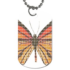 Butterfly Dog Tag (two Sides)