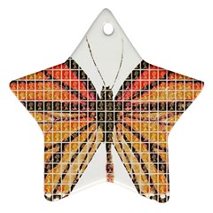 Butterfly Star Ornament (two Sides) 