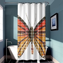 Butterfly Shower Curtain 36  X 72  (stall) 