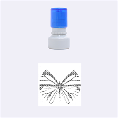 Butterfly Rubber Round Stamps (small)