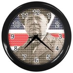 Churchill 1 Wall Clocks (Black) Front