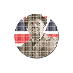 Churchill 1 Magnet 3  (round) by cocksoupart