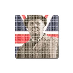 Churchill 1 Square Magnet by cocksoupart