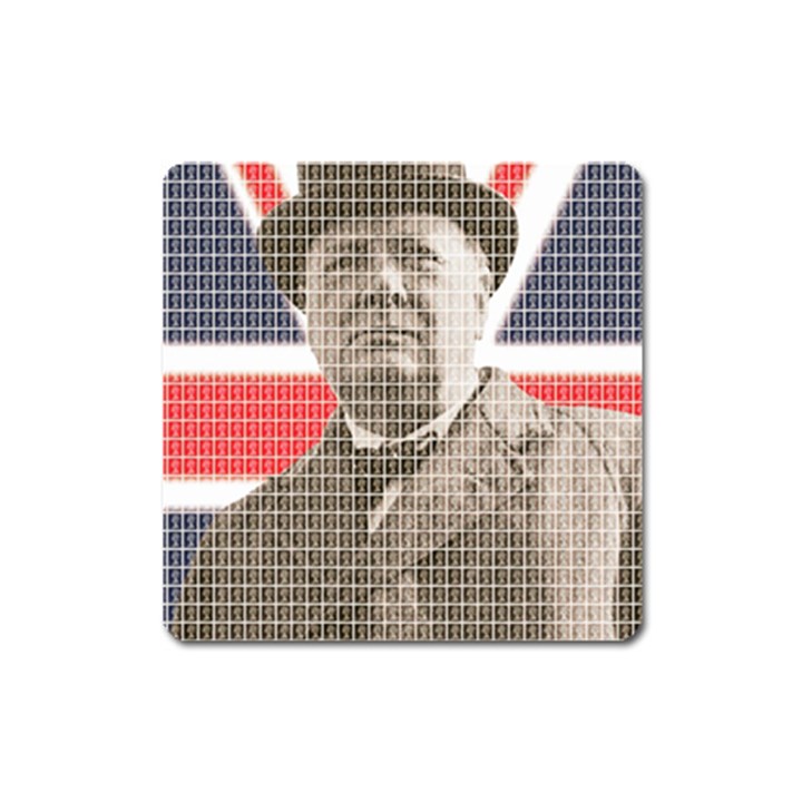 Churchill 1 Square Magnet