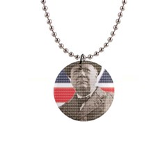 Churchill 1 Button Necklaces by cocksoupart