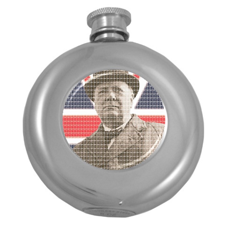 Churchill 1 Round Hip Flask (5 oz)