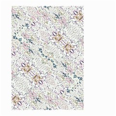 Oriental Floral Ornate Small Garden Flag (two Sides)