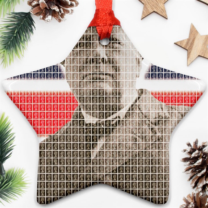 Winston Churchill Ornament (Star) 