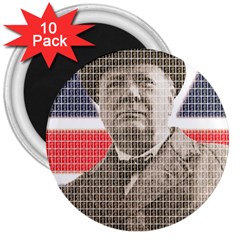 Winston Churchill 3  Magnets (10 Pack)  by cocksoupart