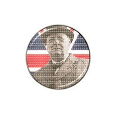 Winston Churchill Hat Clip Ball Marker by cocksoupart