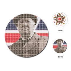 Winston Churchill Playing Cards (round) 