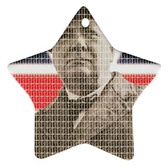 Winston Churchill Star Ornament (two Sides) 