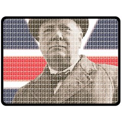 Winston Churchill Fleece Blanket (large) 