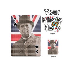 Winston Churchill Playing Cards 54 (mini)  by cocksoupart