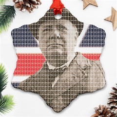 Winston Churchill Ornament (snowflake) 