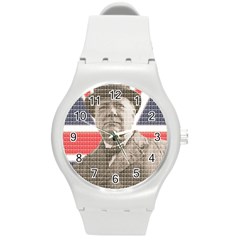 Winston Churchill Round Plastic Sport Watch (m) by cocksoupart