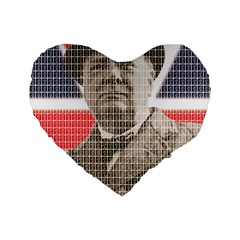 Winston Churchill Standard 16  Premium Heart Shape Cushions by cocksoupart