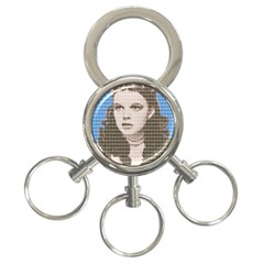 Over The Rainbow - Blue 3-Ring Key Chains