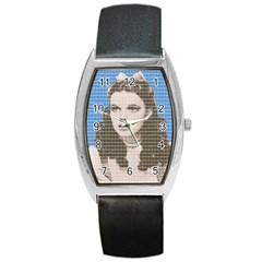 Over The Rainbow - Blue Barrel Style Metal Watch