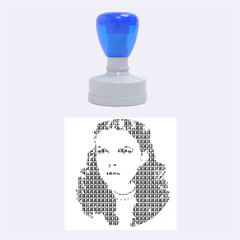 Over The Rainbow - Blue Rubber Round Stamps (Medium)