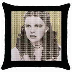 Over The Rainbow - Gold Throw Pillow Case (Black)