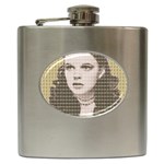 Over The Rainbow - Gold Hip Flask (6 oz) Front