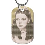 Over The Rainbow - Gold Dog Tag (Two Sides) Front