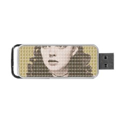 Over The Rainbow - Gold Portable Usb Flash (one Side) by cocksoupart