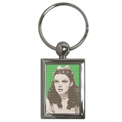 Over The Rainbow - Green Key Chains (rectangle)  by cocksoupart