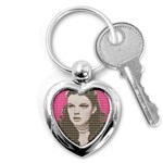 Over the Rainbow - Pink Key Chains (Heart)  Front