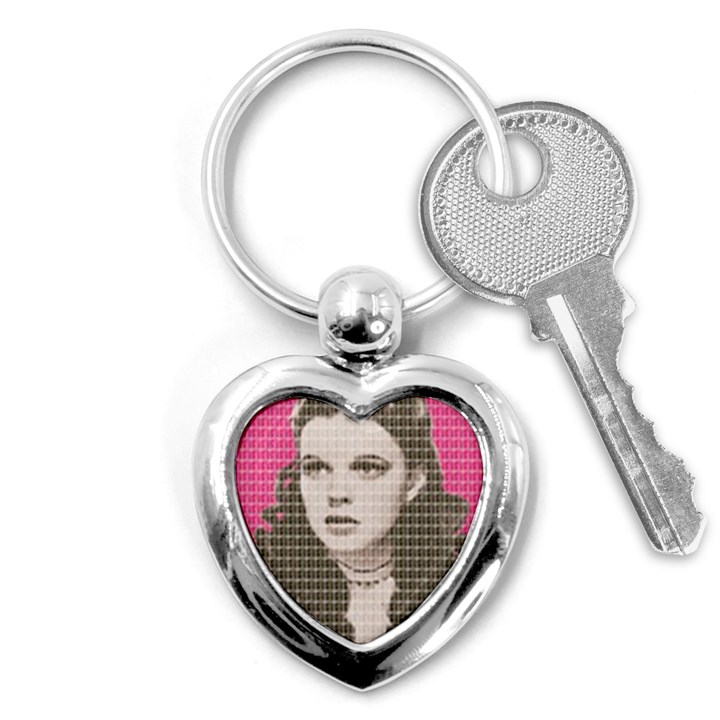 Over the Rainbow - Pink Key Chains (Heart) 