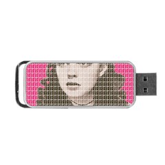 Over The Rainbow - Pink Portable Usb Flash (one Side) by cocksoupart