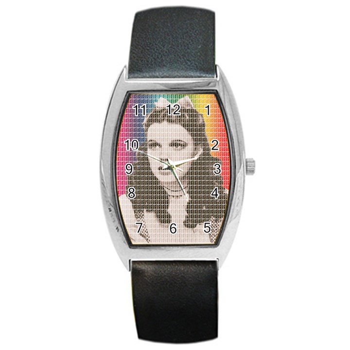 Over the Rainbow Barrel Style Metal Watch