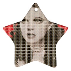 Over The Rainbow - Red Star Ornament (two Sides) 