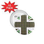 Green Flag 1.75  Buttons (10 pack) Front