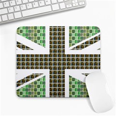 Green Flag Large Mousepads by cocksoupart