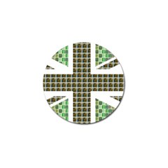 Green Flag Golf Ball Marker by cocksoupart