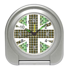 Green Flag Travel Alarm Clocks by cocksoupart