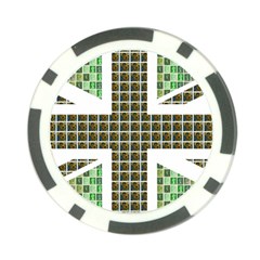 Green Flag Poker Chip Card Guards