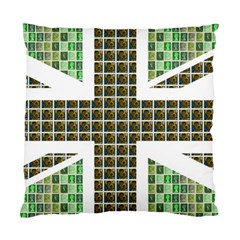 Green Flag Standard Cushion Case (two Sides) by cocksoupart