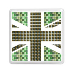 Green Flag Memory Card Reader (square)  by cocksoupart