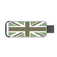 Green Flag Portable Usb Flash (two Sides)