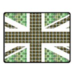 Green Flag Double Sided Fleece Blanket (Small)  45 x34  Blanket Back