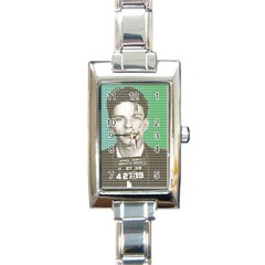 Sinatra Mug Shot Rectangle Italian Charm Watch by cocksoupart