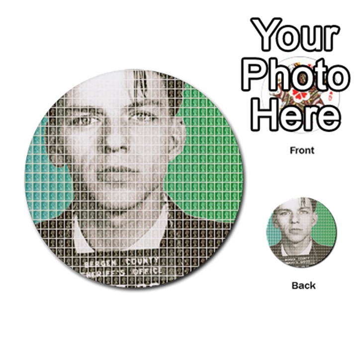 Sinatra Mug Shot Multi-purpose Cards (Round) 