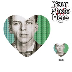 Sinatra Mug Shot Multi-purpose Cards (heart)  by cocksoupart