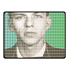 Sinatra Mug Shot Fleece Blanket (small) by cocksoupart