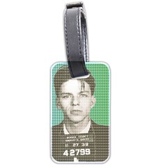 Sinatra Mug Shot Luggage Tags (two Sides) by cocksoupart